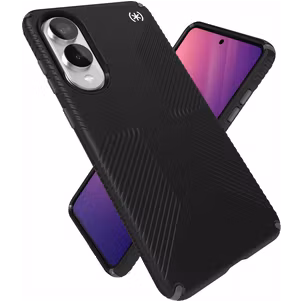 Speck Presidio2 Grip Coque Samsung Galaxy S25 Edge Coque arrière Rigide Anti-Chocs - Noir