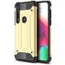 Mobigear Outdoor Coque Motorola Moto G8 Plus Coque arrière Rigide Anti-Chocs - Or