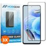 Mobigear Premium Xiaomi Redmi Note 12 Pro 5G Verre trempé Protection d'écran - Compatible Coque - Noir (Lot de 3)