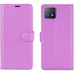 Mobigear Classic Housse OPPO A73 5G Etui Porte-Monnaie - Violet