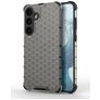 Mobigear Honeycomb Coque Samsung Galaxy S24 Plus Coque arrière Rigide Anti-Chocs - Noir