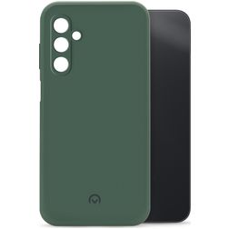 Mobilize Rubber Gelly Coque Samsung Galaxy A14 Coque arrière en TPU Souple - Matt Green