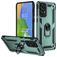 Mobigear Armor Ring Coque Samsung Galaxy A73 Coque arrière Rigide Anti-Chocs avec Anneau-Support - Vert