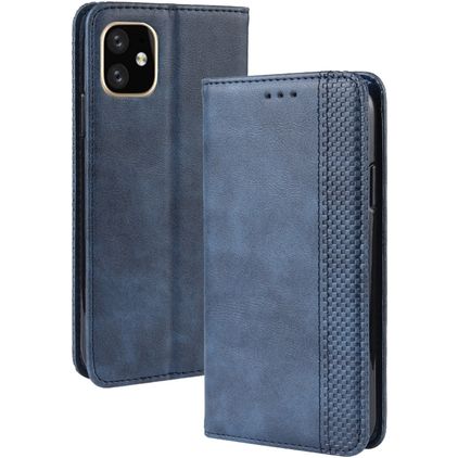 Mobigear Sensation Housse iPhone 11 Etui Porte-Monnaie - Bleu