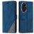 Mobigear Rhombus Housse HONOR 200 Etui Porte-Monnaie - Bleu