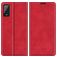 Mobigear Retro Slim Housse Wiko Power U20 Etui Porte-Monnaie - Rouge