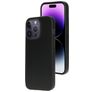 Mobiparts Classic Coque iPhone 14 Pro Coque arrière en TPU Souple - Matt Black
