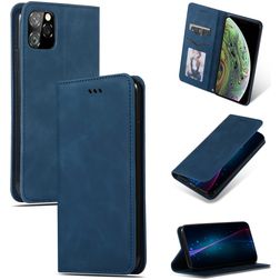 Mobigear Retro Slim Housse iPhone 11 Pro Max Etui - Bleu