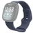 Mobigear Sport Dual Bracelet Silicone Fitbit Versa 3 Fermeture à clou et passant - Bleu