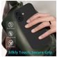 Mobigear Rubber Touch Coque iPhone 16 Coque arrière en Silicone - Noir