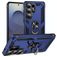 Mobigear Armor ring Coque Samsung Galaxy S26 Ultra Coque arrière Rigide Anti-Chocs avec Anneau-Support - Bleu