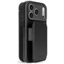 Decoded Detachable Wallet Housse iPhone 18 Pro Max MagSafe Etui avec Coque Détachable en Cuir Véritable Porte-Monnaie - Noir