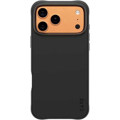 CARE by PanzerGlass Fashionable Coque iPhone 17 Pro Max MagSafe Coque arrière en Silicone - Noir