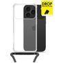 My Style Loop Transparente iPhone 17 Pro Coque avec cordon en TPU Souple - Transparent