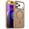 Mobigear Shockproof Coque iPhone 17 Pro Max MagSafe Coque arrière Rigide - Desert Gold