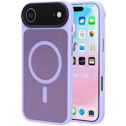 Mobiparts Hardcover Coque iPhone Air MagSafe Coque arrière Rigide - Satin Lila