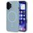 Mobiparts Slim Line iPhone 16 MagSafe Plastique rigide Coque arrière - Sage Green