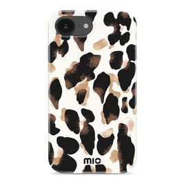 MIO Coque iPhone 16e MagSafe Coque arrière Rigide - Leopard
