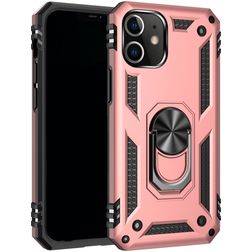 Mobigear Armor Shockproof Case Ringrose Gold Apple iPhone 12/12 Pro