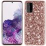 Mobigear Shockproof Glitter Powder TPU Case Rose Gold Samsung Galaxy S20