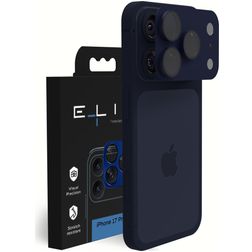 Elite iPhone 17 Pro Max Aluminum Protection Caméra - Compatible Coque - Bleu