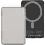 Valenta Ultra Slim Batterie externe Simple USB-C 5000 mAh 15W - Compatible MagSafe - Titane