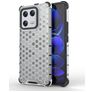 Mobigear Honeycomb Coque Xiaomi 13 Pro Coque arrière Rigide Anti-Chocs - Blanc