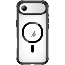 Valenta Full Cover Coque Transparente iPhone Air MagSafe Coque arrière en Verre trempé Anti-Chocs - Transparent