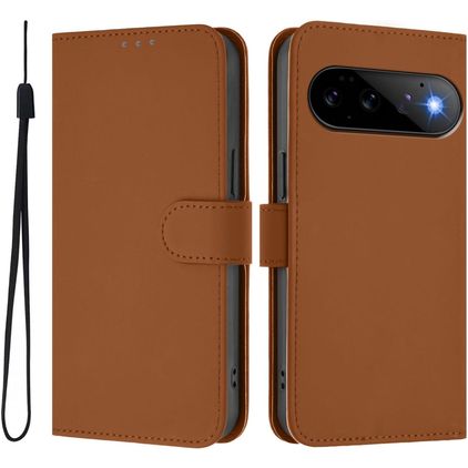 Mobigear Urban Wallet Housse Google Pixel 11 Etui Porte-Monnaie - Marron