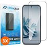 Mobigear Premium Google Pixel 9 Pro Verre trempé Protection d'écran - Compatible Coque - Noir (Lot de 3)