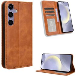Mobigear Sensation Samsung Galaxy S25 FE Étui Portefeuille - Marron