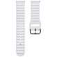 Mobigear Bumpy Bracelet Silicone Smartwatch Fermeture boucle ardillon - Connexion universelle de 20 mm - Blanc