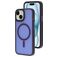 Mobiparts Hardcover Coque iPhone 15 MagSafe Coque arrière Rigide - Satin Purple