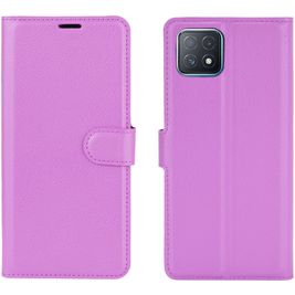 Mobigear Classic Housse OPPO A73 5G Etui Porte-Monnaie - Violet