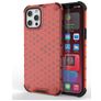 Mobigear Honeycomb Coque iPhone 13 Pro Coque arrière Rigide Anti-Chocs - Rouge