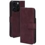 Mobiparts Classic Wallet MagSafe Housse iPhone 16 Pro MagSafe Etui Porte-Monnaie - Velvet Red