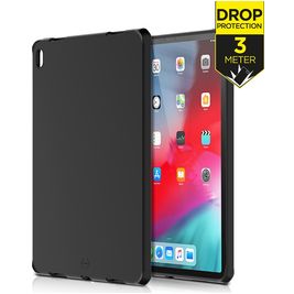 ITSkins SpectrumSolid Coque iPad Pro 11 Pouces (2018) Coque arrière en en TPU Souple - Plain Black