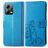Mobigear Clover Housse POCO X5 Etui Porte-Monnaie - Bleu