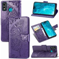 Mobigear Butterfly Housse HONOR 9X Lite Etui Porte-Monnaie - Violet