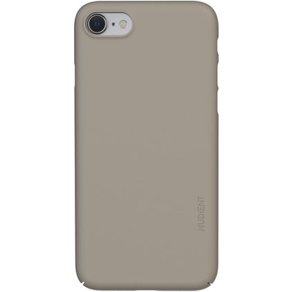 Nudient Thin Precise Coque iPhone SE (2022) Coque arrière Rigide - Clay Beige