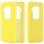 Mobigear Rubber Touch Coque Motorola One Zoom Coque arrière en Silicone - Jaune