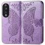 Mobigear Butterfly Housse HONOR 90 Etui Porte-Monnaie - Violet