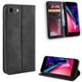 Mobigear Sensation Housse iPhone SE (2020) Etui Porte-Monnaie - Noir