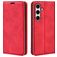 Mobigear Retro Slim Samsung Galaxy S24 FE Étui Portefeuille - Rouge
