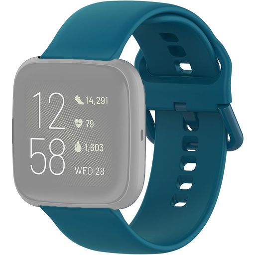 Mobigear Sport Buckle Bracelet Silicone Fitbit Versa Fermeture boucle ardillon - Vert