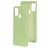 Mobiparts Coque Samsung Galaxy A21s Coque arrière en Silicone - Pistache Green