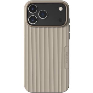 Nudient Bold Coque iPhone 17 Pro Max MagSafe Coque arrière Rigide - Linen Beige