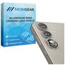 Mobigear Single Samsung Galaxy S24 Plus Verre trempé Protection Objectif Caméra - Compatible Coque - Gris