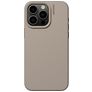 Nudient Base Coque iPhone 15 Pro Max Coque arrière en Silicone - Stone Beige