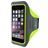 Mobiparts Comfort Fit Brassard Téléphone iPhone 6s Plus Brassard Coque de Sport en Neoprène - Neon Green